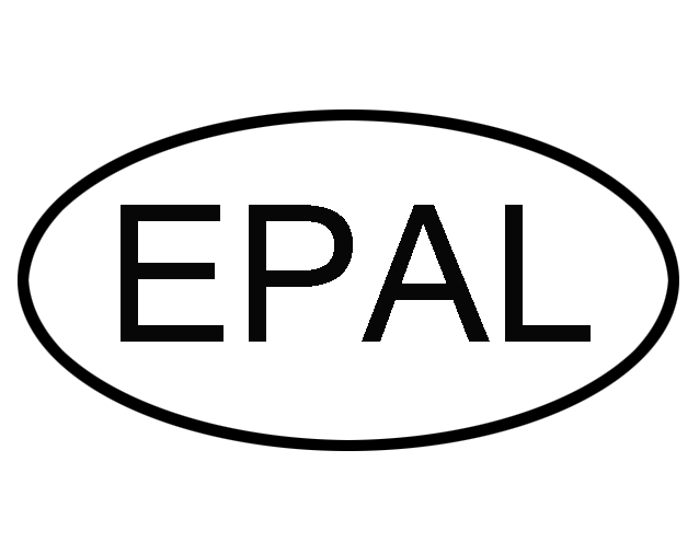 Шашка EPAL изображенная на паллете